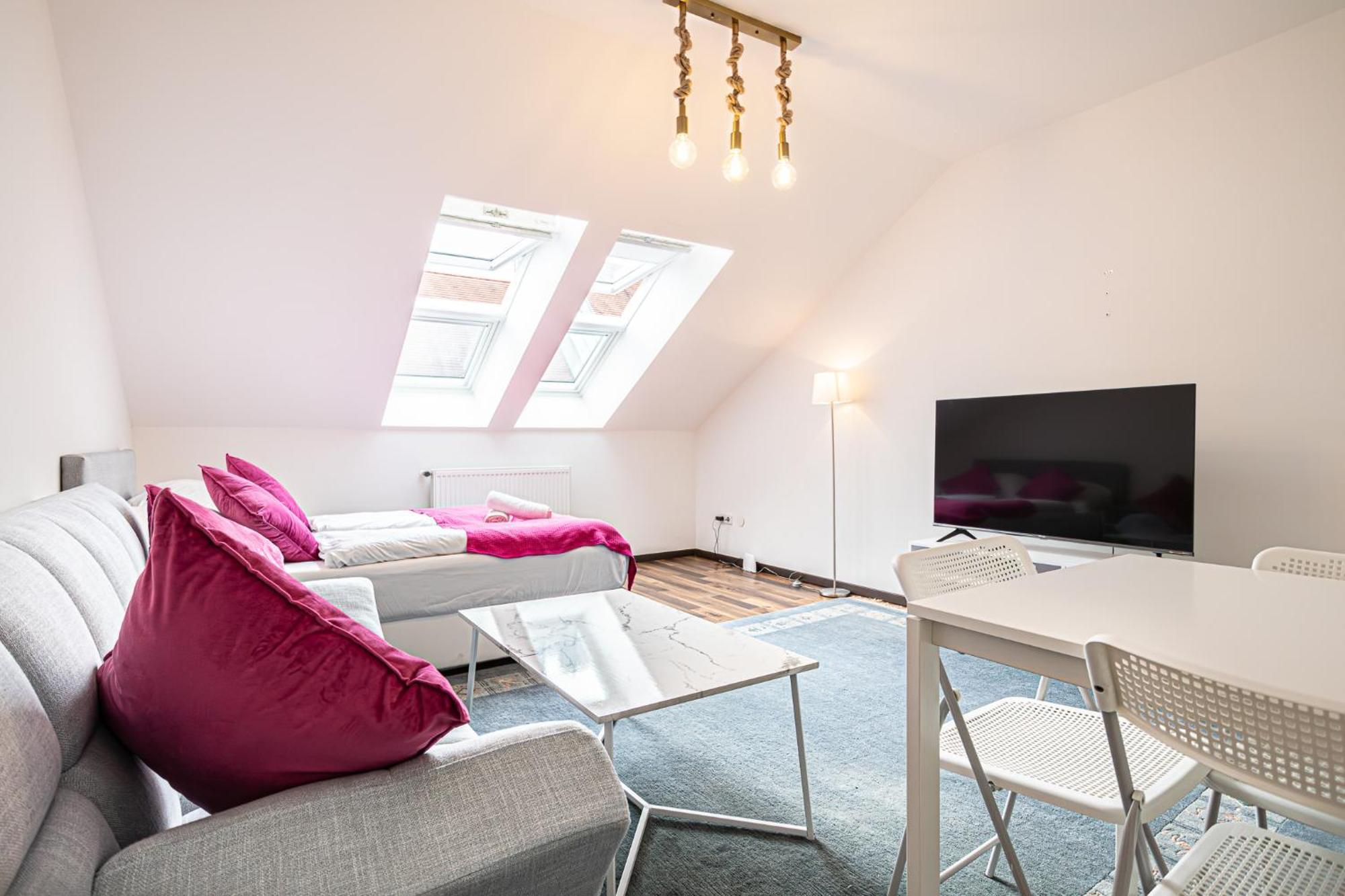 Airy Attic Apt.: Stylish Studio At Penzing Area Wien Eksteriør bilde