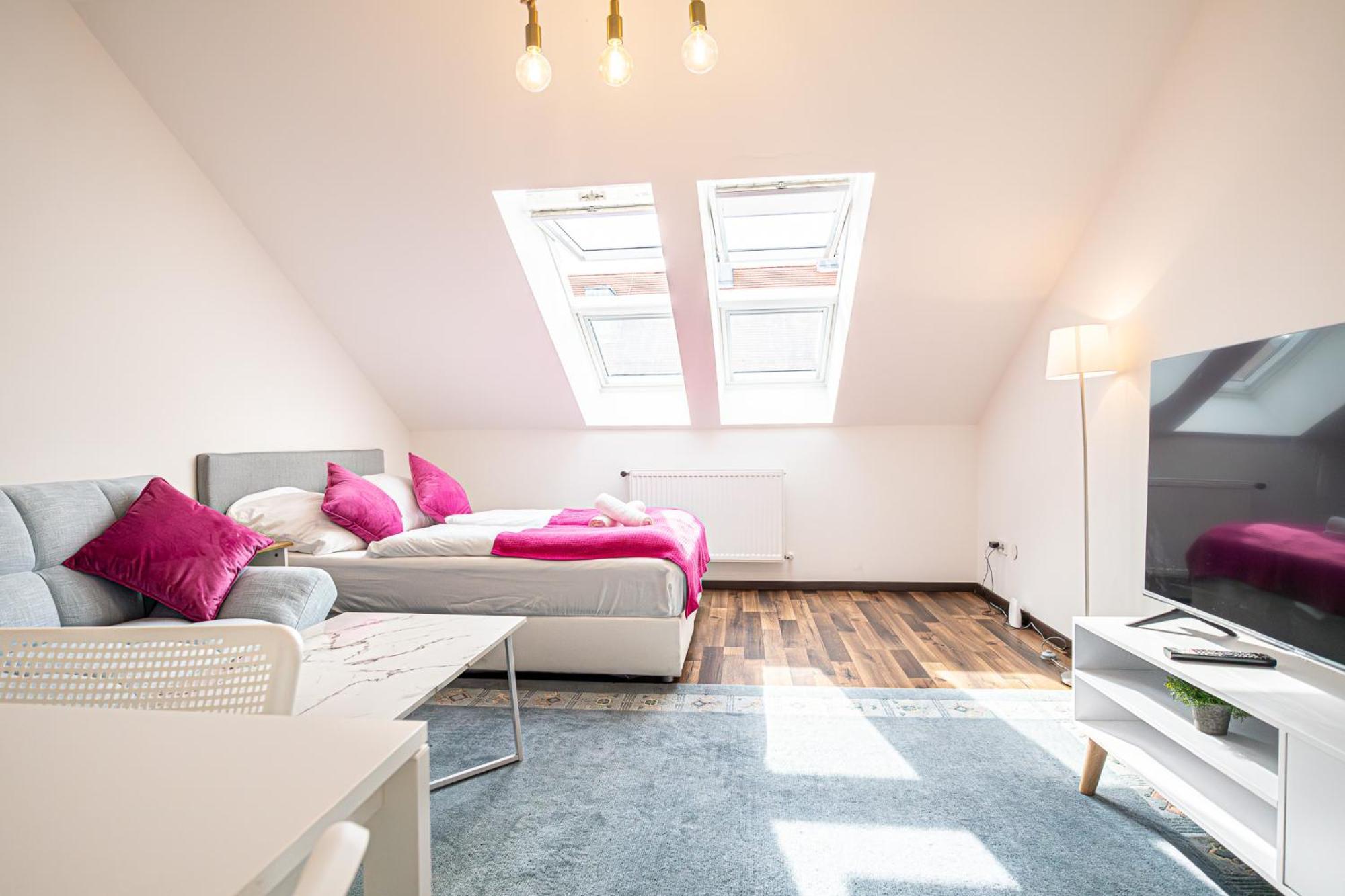 Airy Attic Apt.: Stylish Studio At Penzing Area Wien Eksteriør bilde