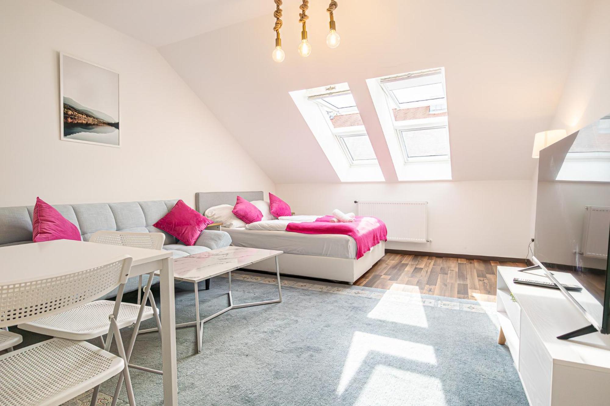 Airy Attic Apt.: Stylish Studio At Penzing Area Wien Eksteriør bilde